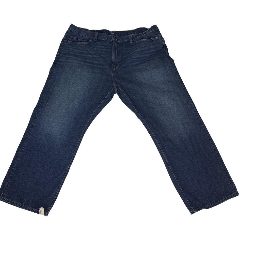 Nautica Jeans Mens 48x30 Blue Cotton Denim Straight Leg Classic Casual 5-Pocket